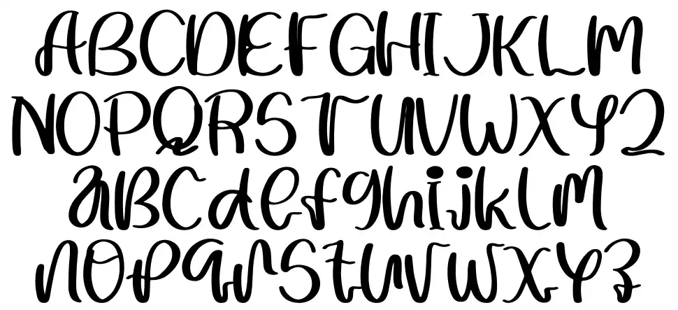 Summer Lovelyfont specimens
