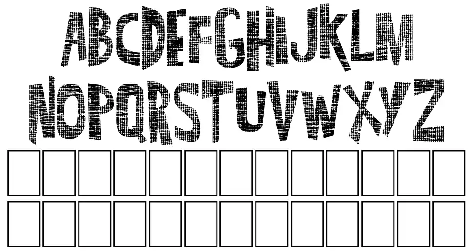 Super Modern blackfont specimens
