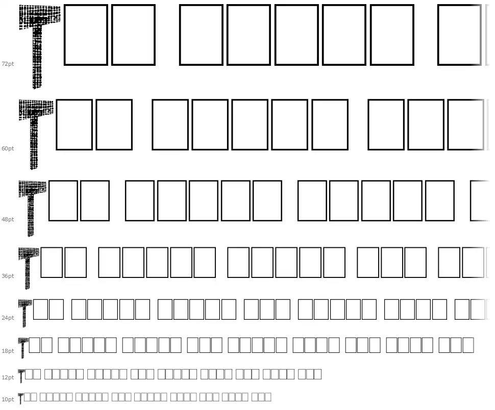 Super Modern blackfont waterfall
