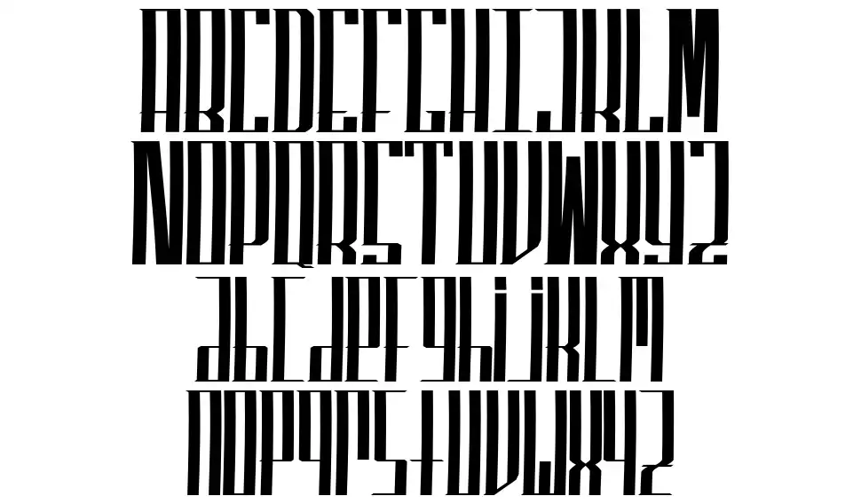 Superfuckedfont specimens