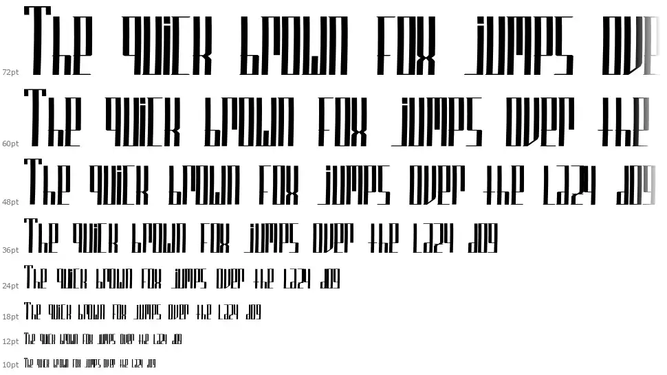 Superfuckedfont waterfall