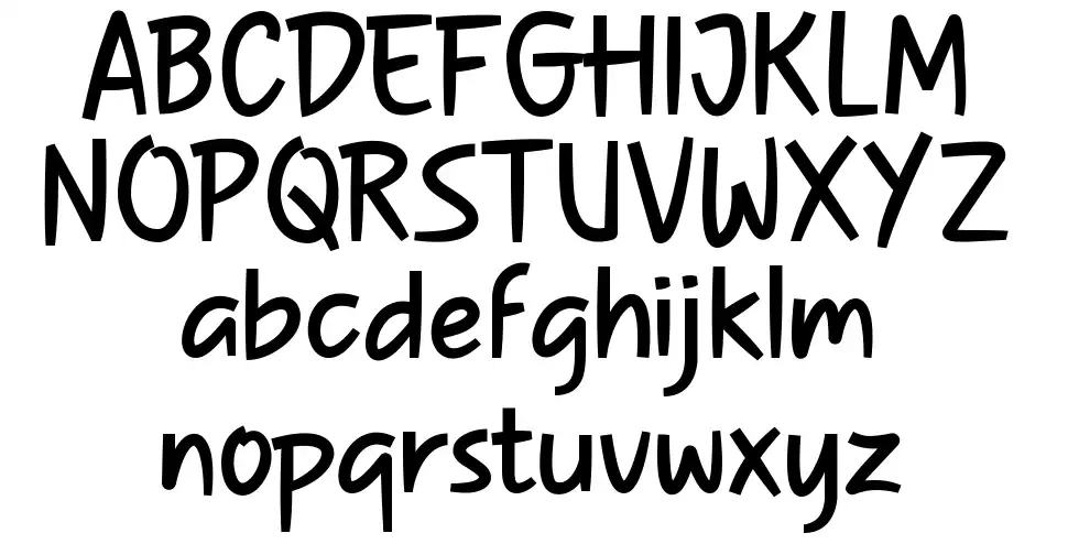 Surabi Bandungfont specimens