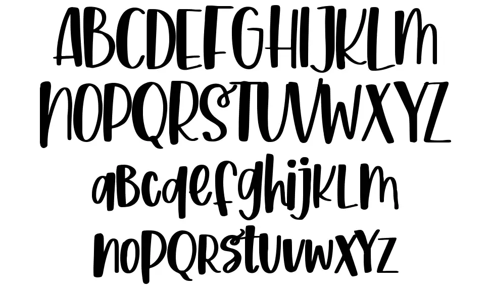 Sweet Blessfont specimens