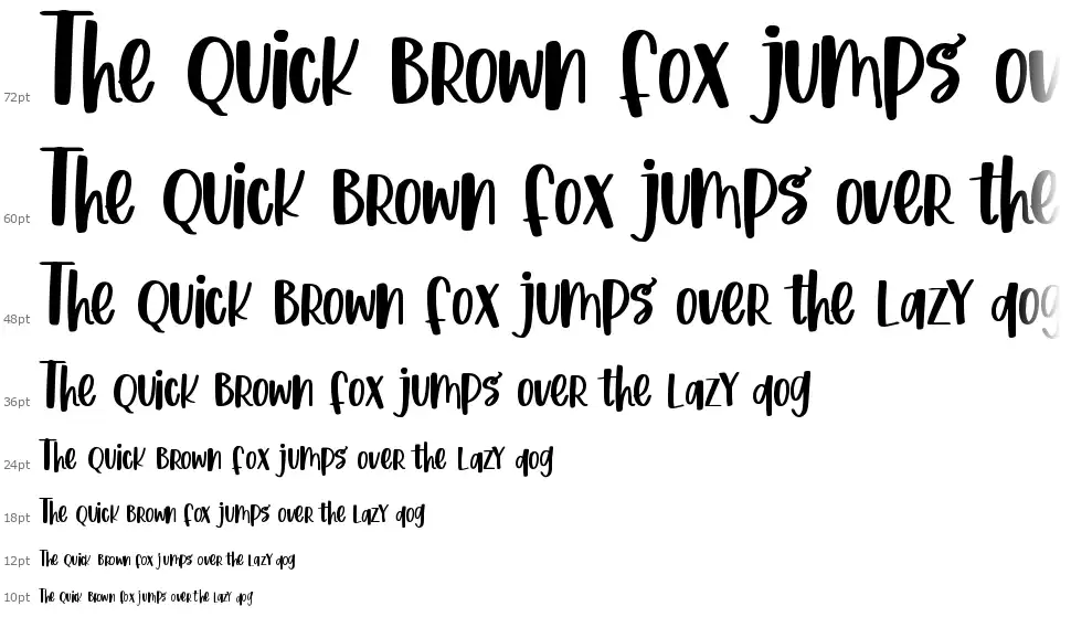 Sweet Blessfont waterfall
