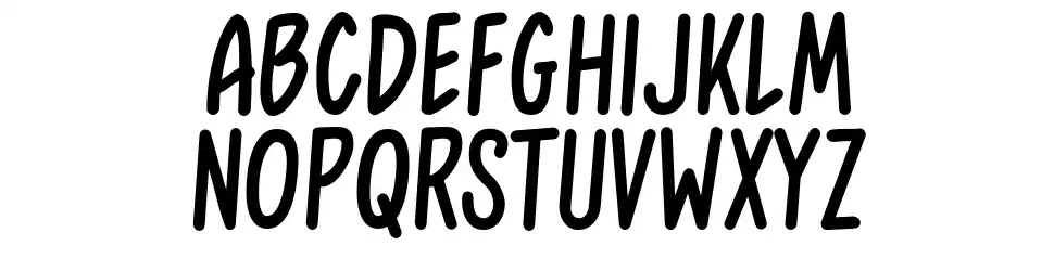 Sweet Melodyfont specimens