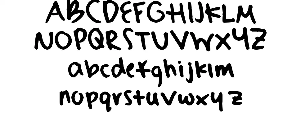 Sydney's Handfont specimens