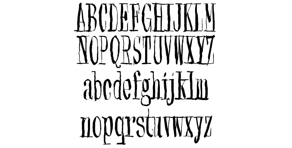 Synonym Blankfont specimens