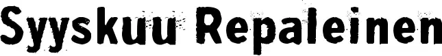 Syyskuu Repaleinen