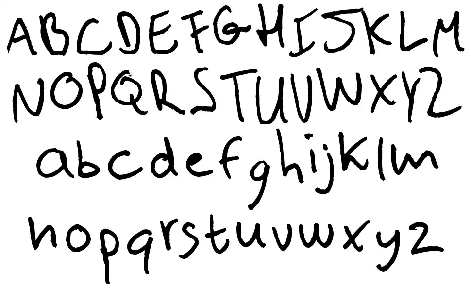 Teenishly beautifulfont specimens