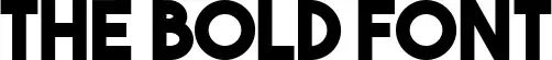 The Bold Font