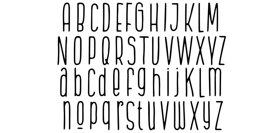 The Bouncefont specimens