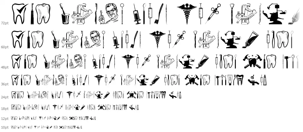 The Dentistfont waterfall