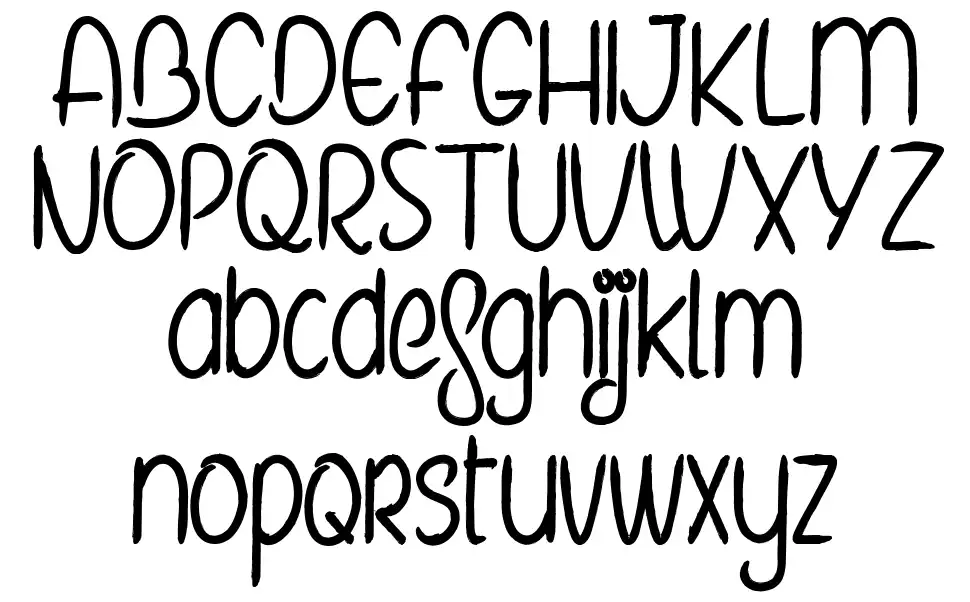 The Elves and the Secret Gardenfont specimens