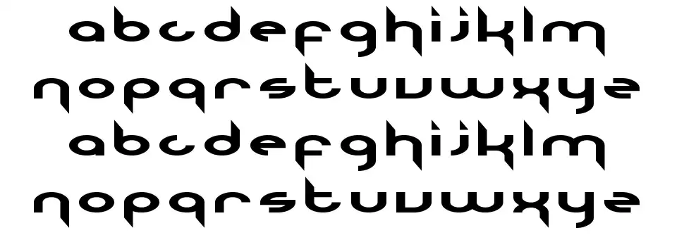 The Nineties Called They Want Their Font Backfont specimens