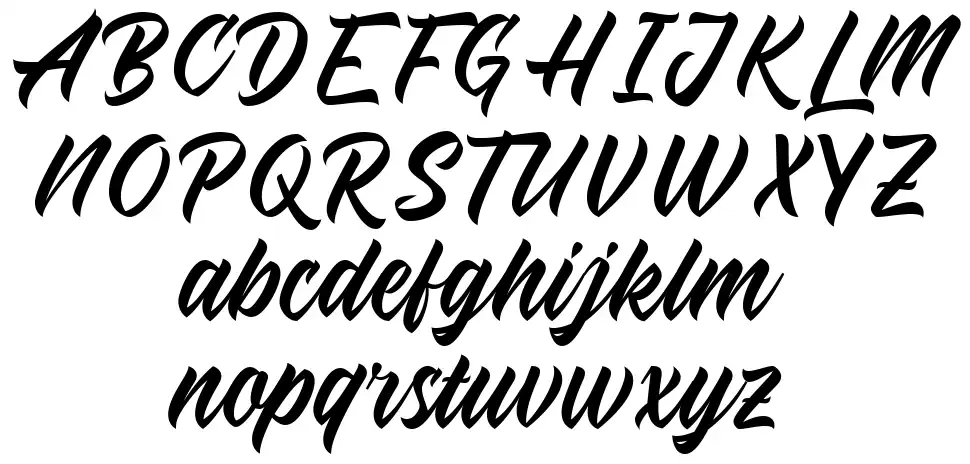 The Rich Familyfont specimens