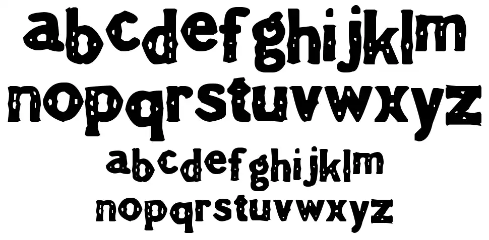 Theater Eventfont specimens