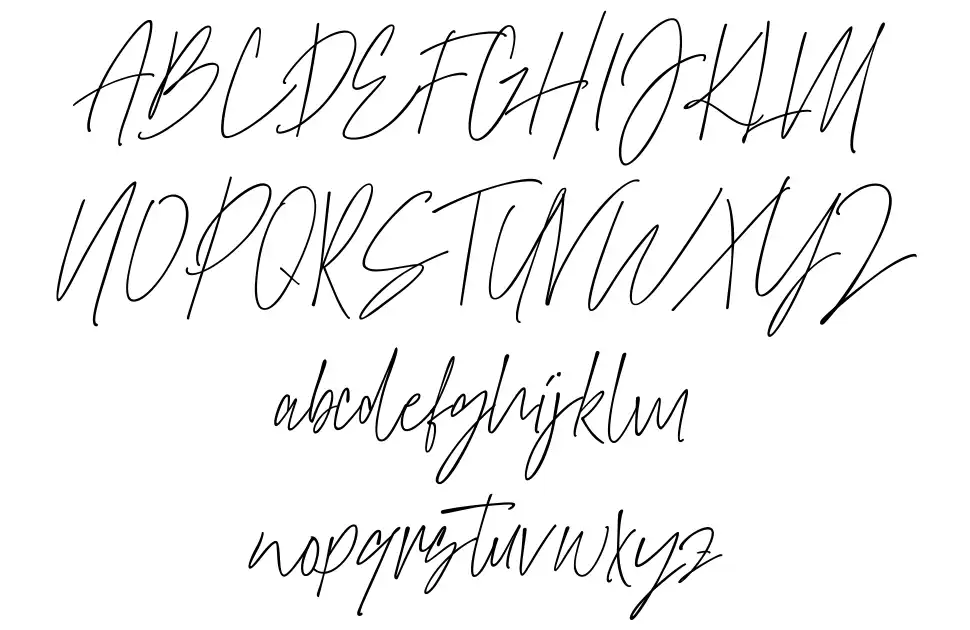 Theraphiestfont specimens