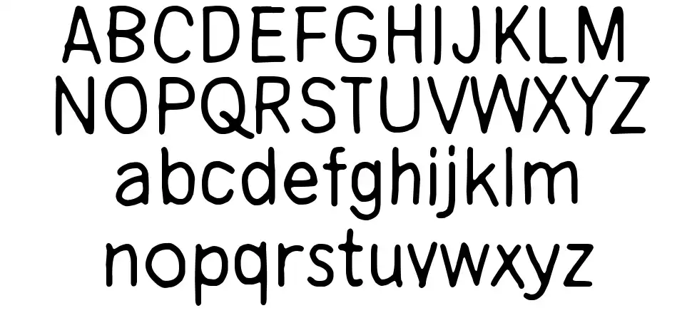 Time goes by so slowlyfont specimens