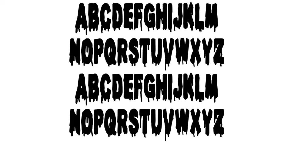 Toxic Cemeteryfont specimens