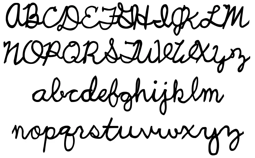 UCU Charles Scriptfont specimens