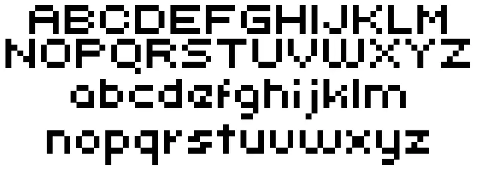 Uni 05_xfont specimens