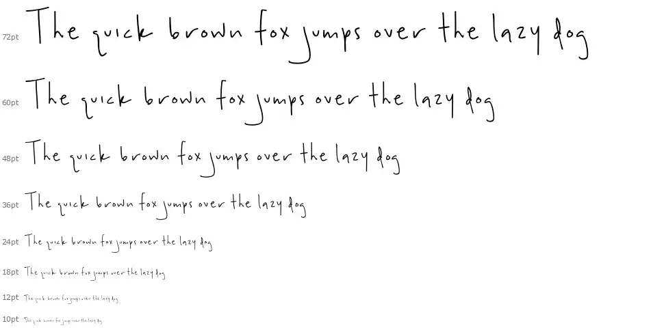 Unrulynessfont waterfall