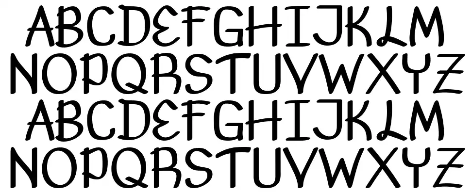 Urban Markerfont specimens
