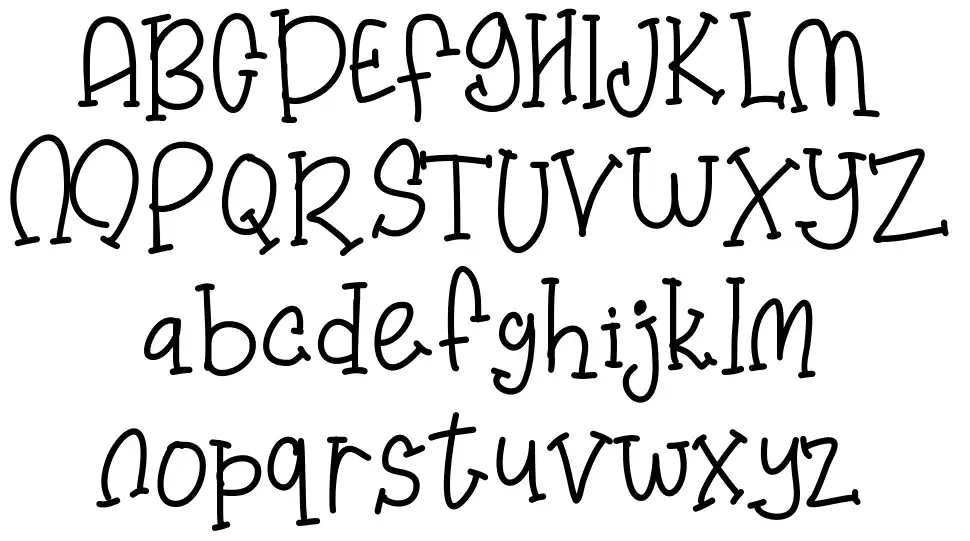 Ushsheupfont specimens