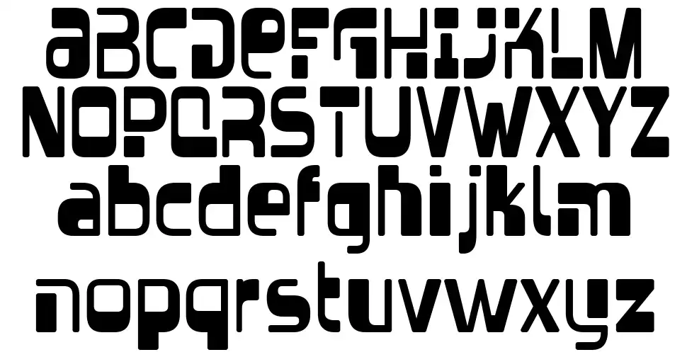 Vectroid-Regularfont specimens