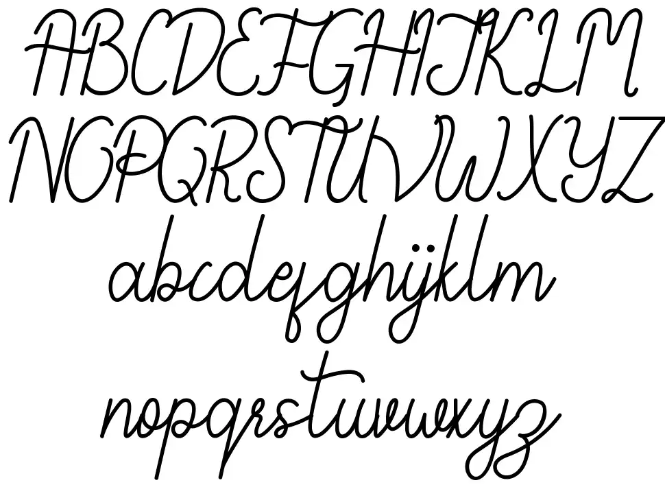 Walkingdayfont specimens