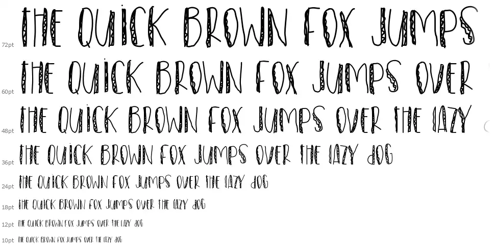 Watermelon Partyfont waterfall