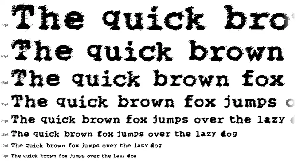 WBX Flackfont waterfall