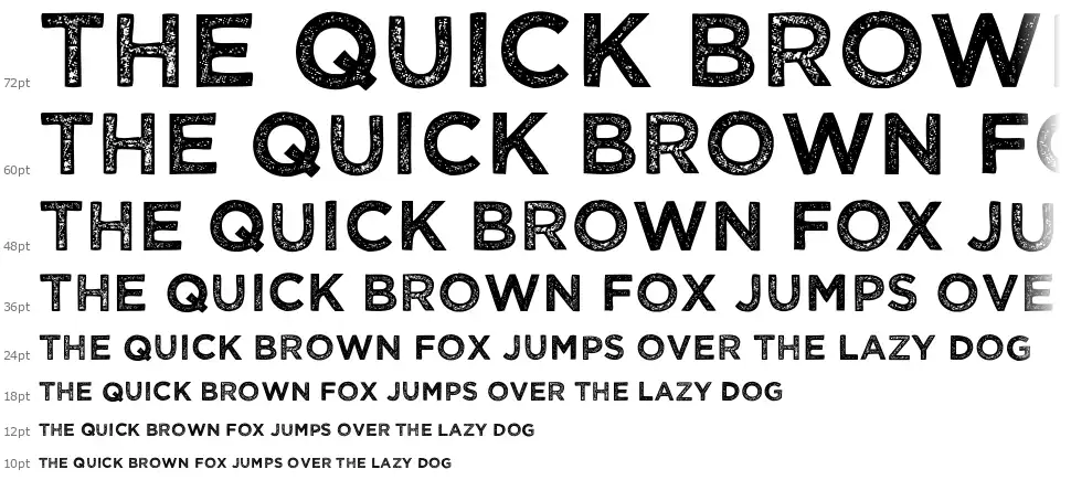 Wicked Gritfont waterfall