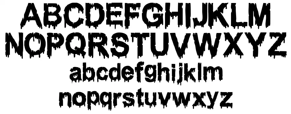 Woodcutter Dripping Classic Fontfont specimens