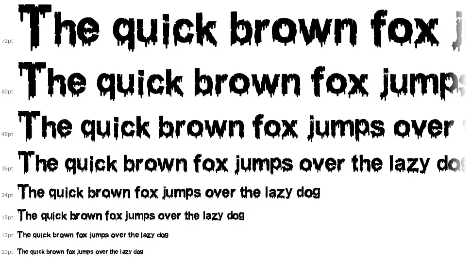 Woodcutter Dripping Classic Fontfont waterfall