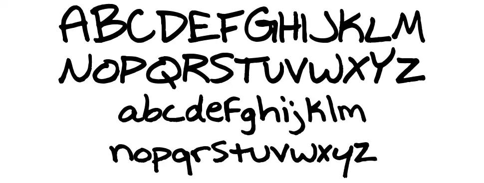 Write It Rightfont specimens