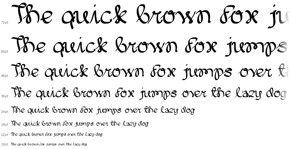 Written On The Handfont waterfall