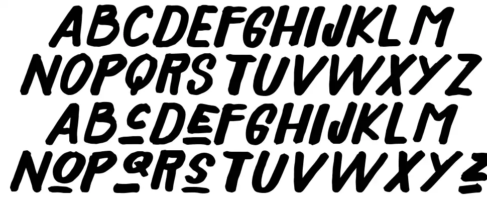 Xeno's!font specimens