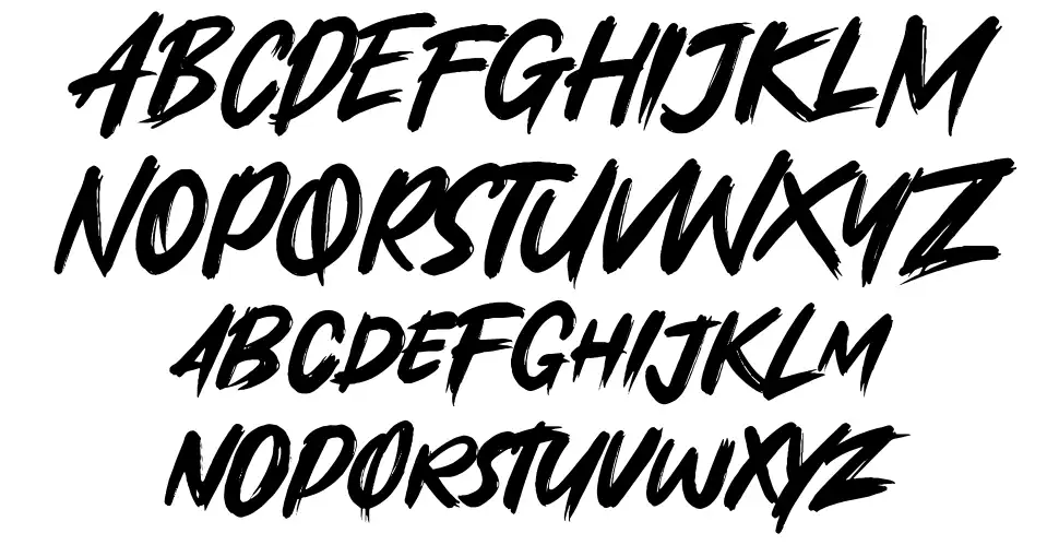 Xtradexfont specimens